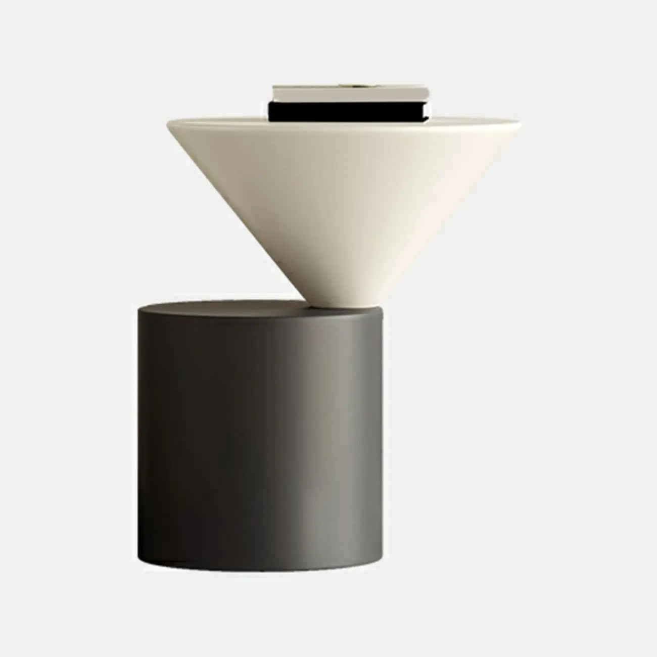 Table d'appoint ronde minimaliste en chêne pour salon