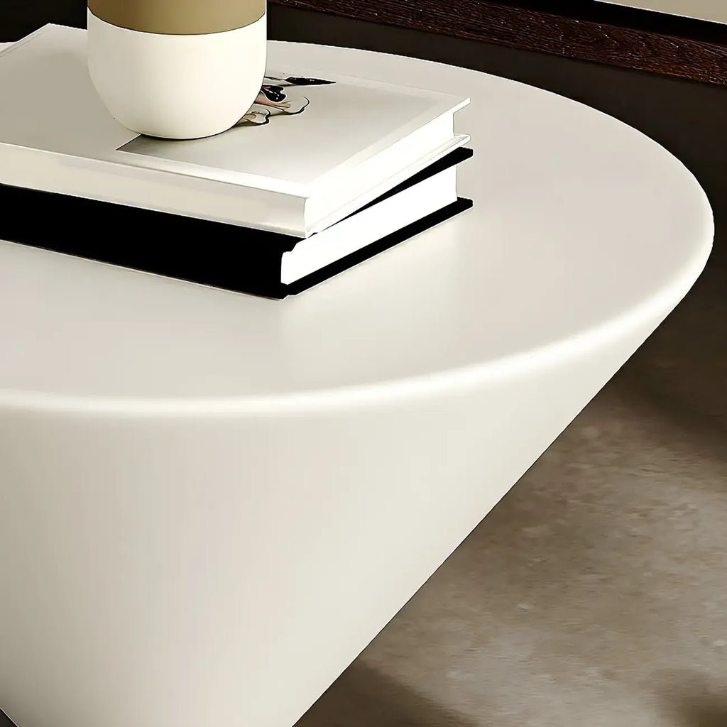 Table d'appoint ronde minimaliste en chêne pour salon
