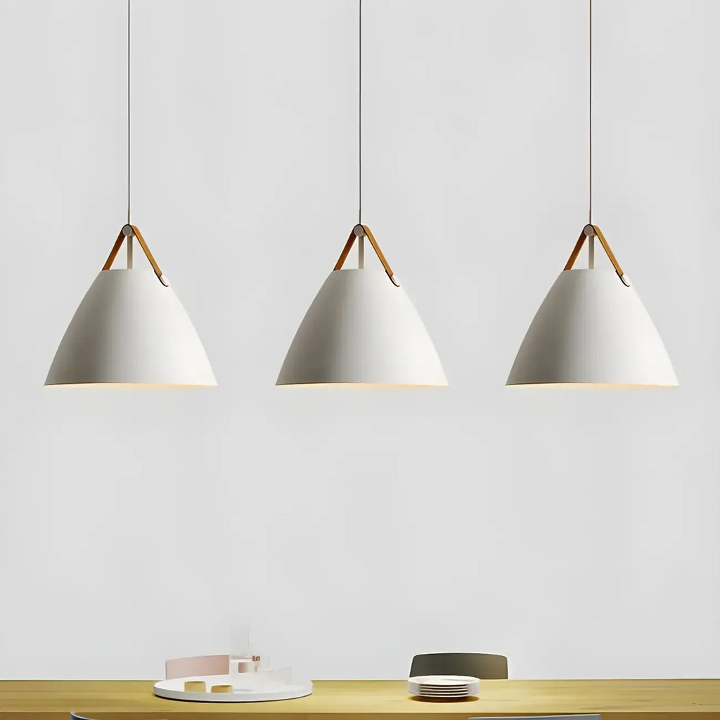 Suspension moderne en métal noir réglable pour îlot de cuisine