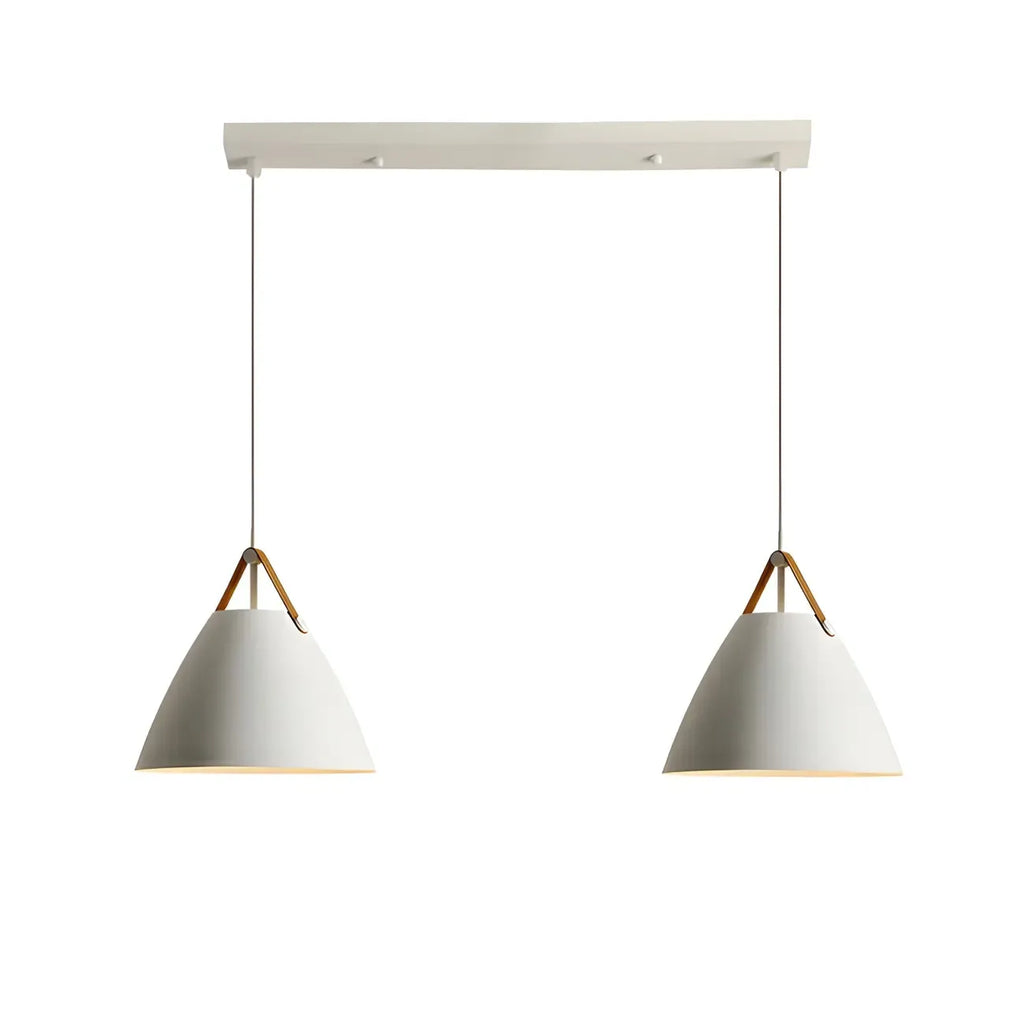 Suspension moderne en métal noir réglable pour îlot de cuisine