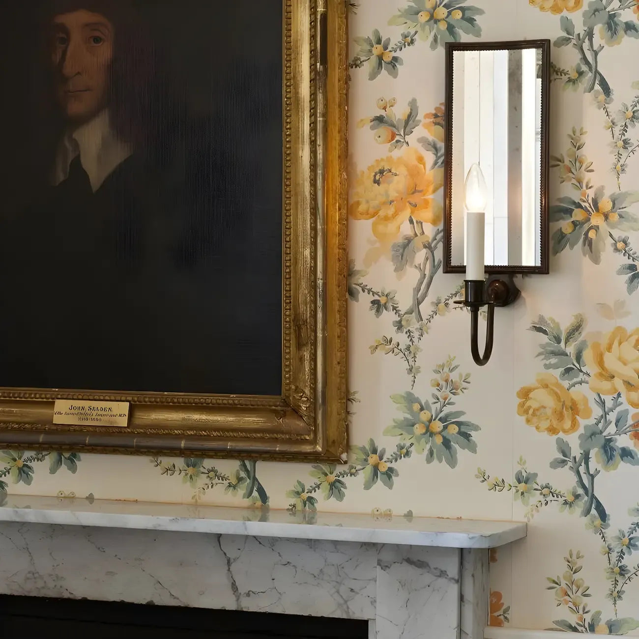 Applique murale LED noire vintage avec miroir pour décoration intérieure