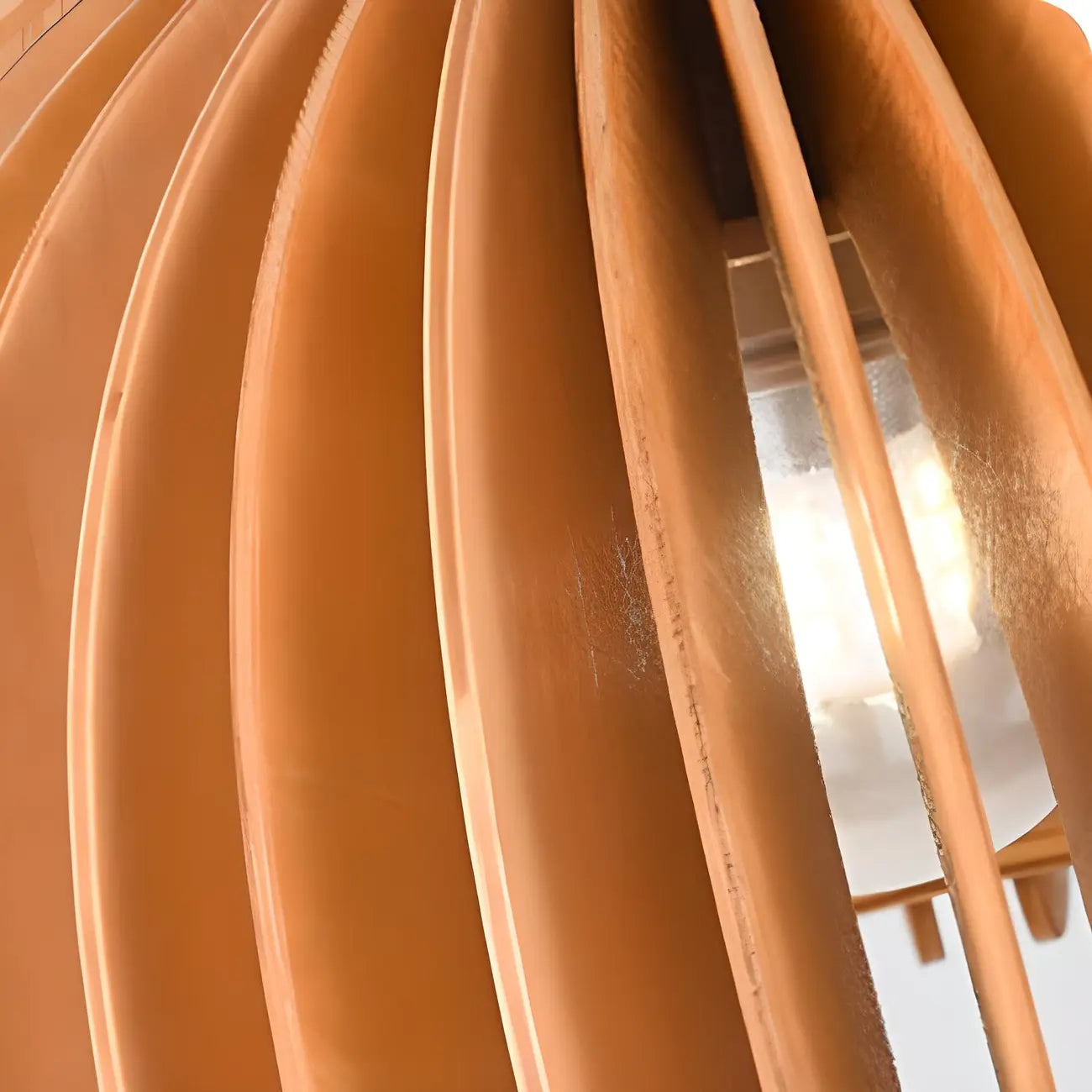 Applique murale vintage en noyer à bras articulé avec abat-jour en bois