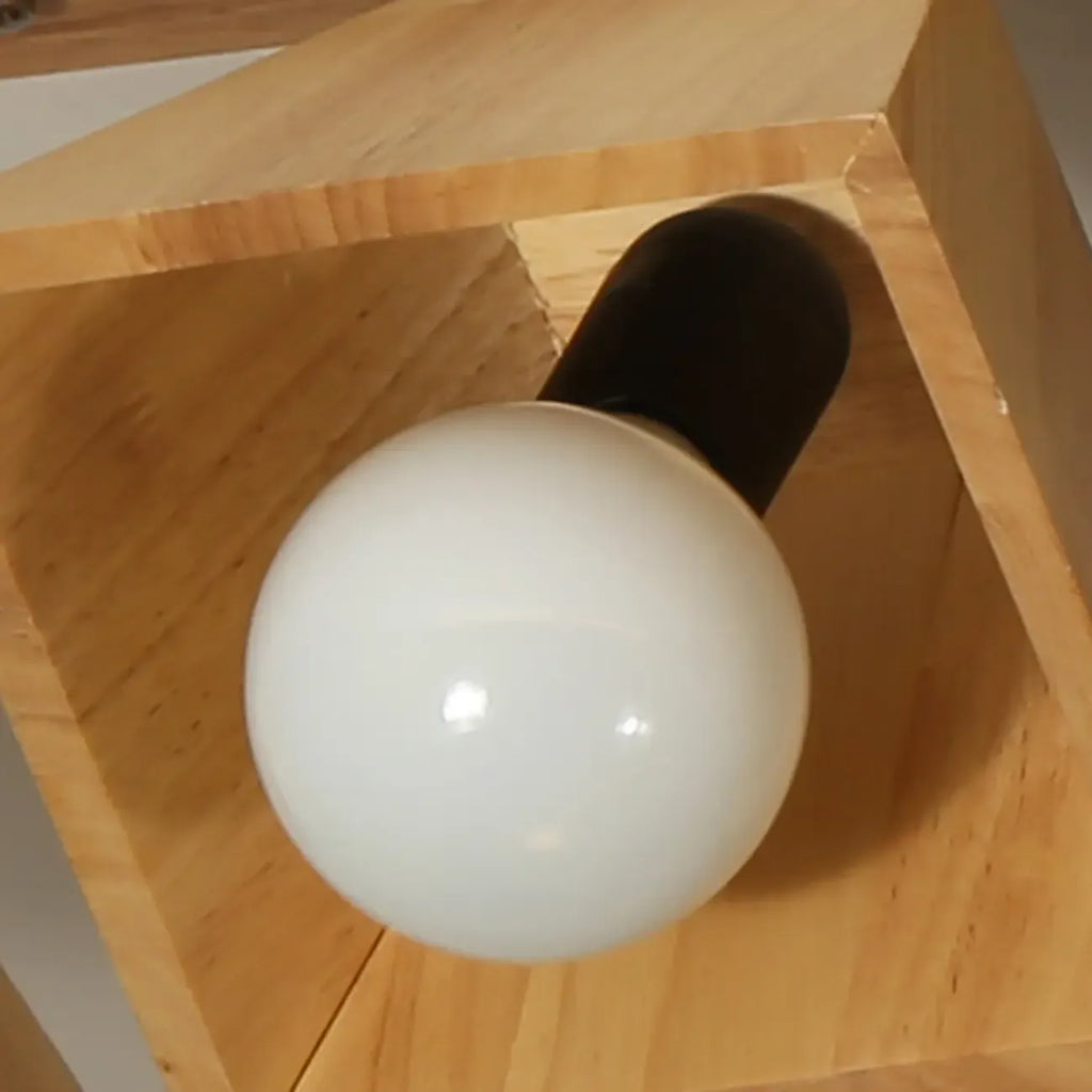 Projecteur sur rail en bois à 4 spots LED modernes à tête orientable