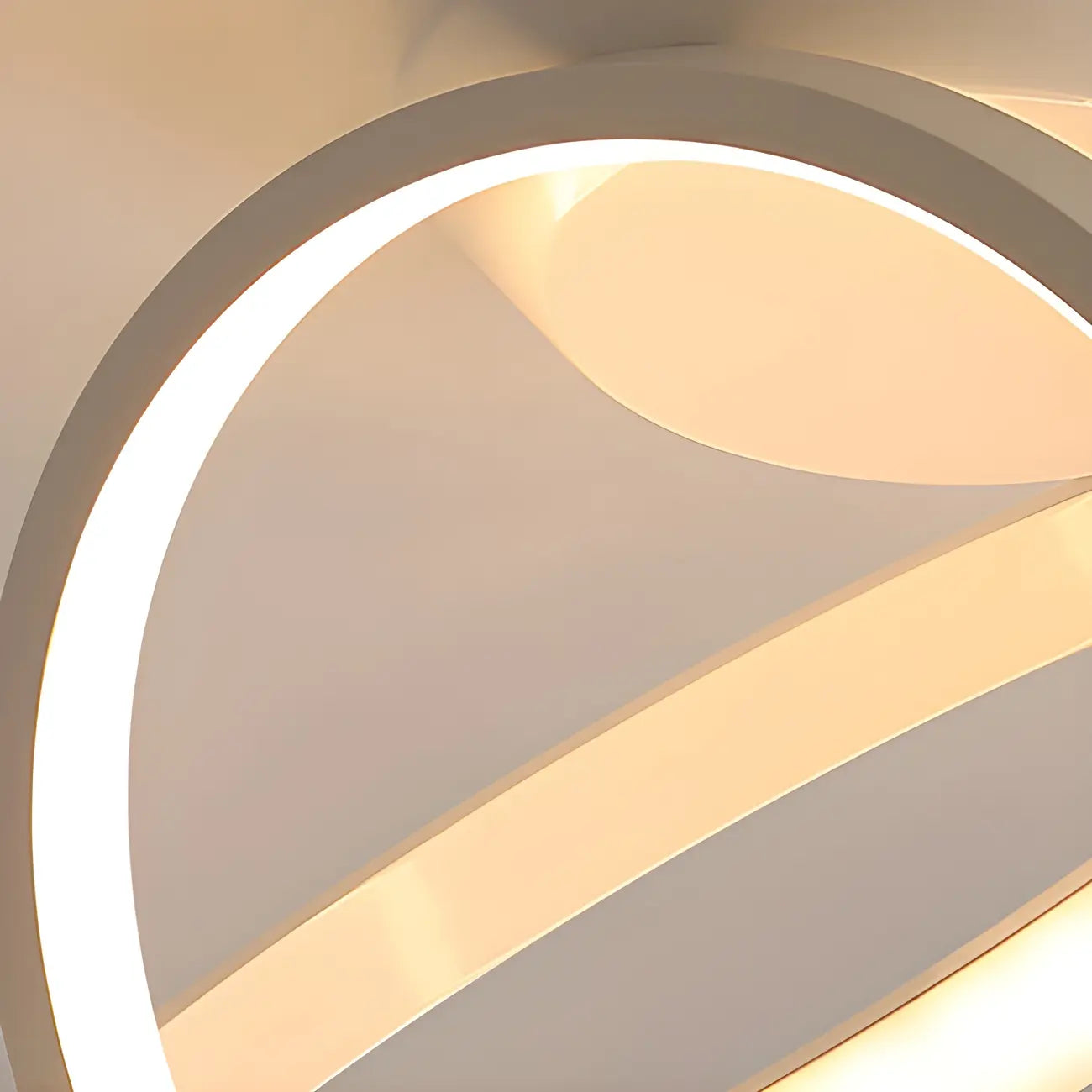 Mini plafonnier LED semi-encastré à intensité variable pour couloir avec anneau croisé