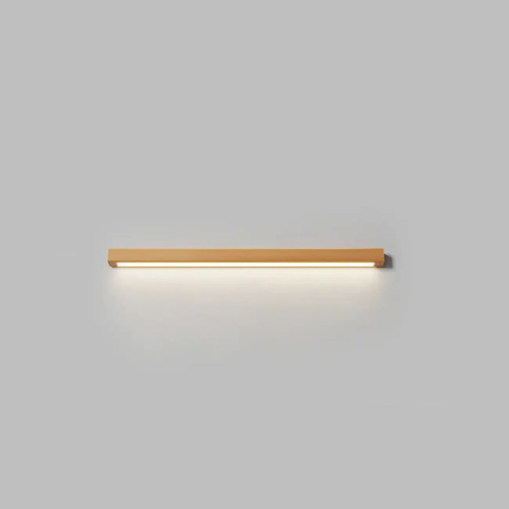 Applique murale LED moderne en bois pour salle de bain, avec variateur à 3 niveaux d'intensité