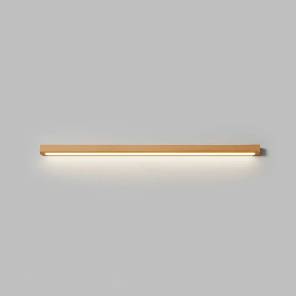Applique murale LED moderne en bois pour salle de bain, avec variateur à 3 niveaux d'intensité
