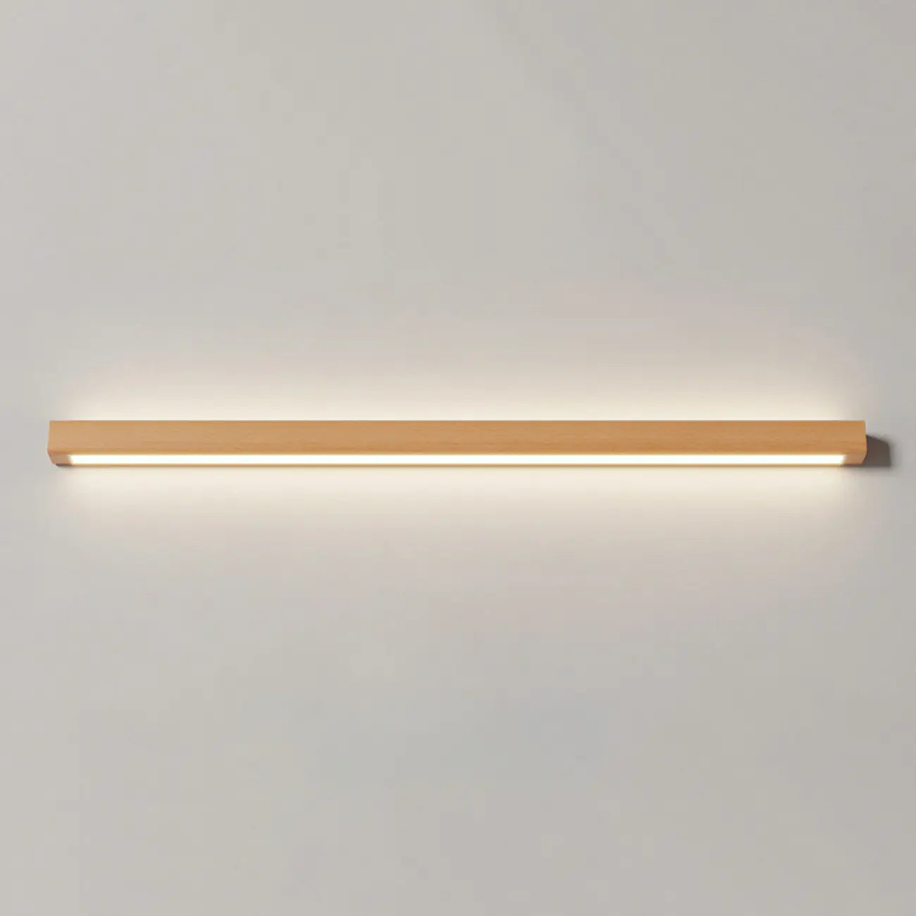 Applique murale LED moderne en bois pour salle de bain, avec variateur à 3 niveaux d'intensité