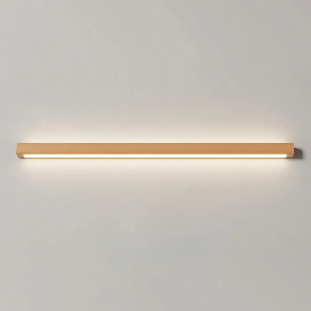 Applique murale LED moderne en bois pour salle de bain, avec variateur à 3 niveaux d'intensité