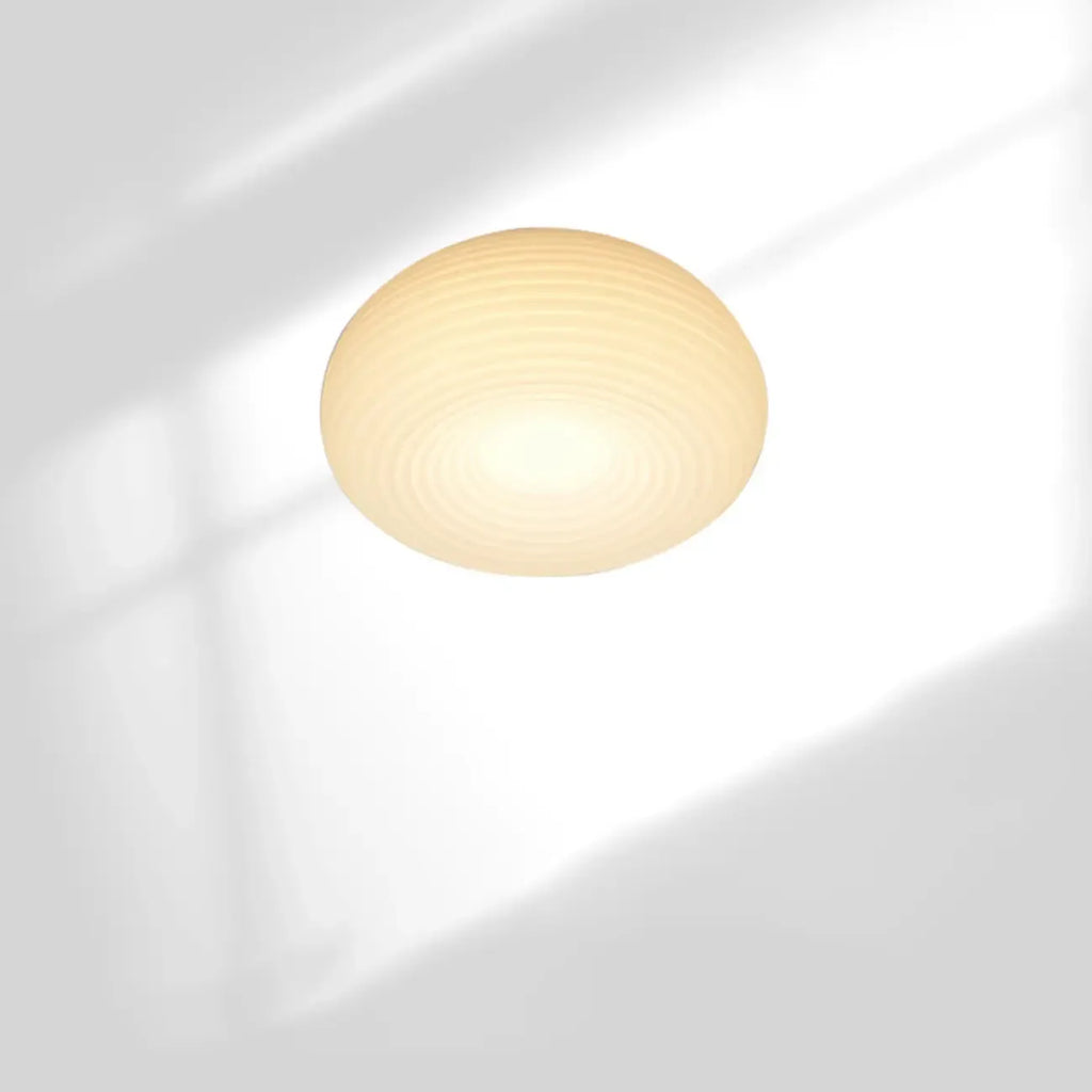 Plafonnier moderne rond plissé pour salon
