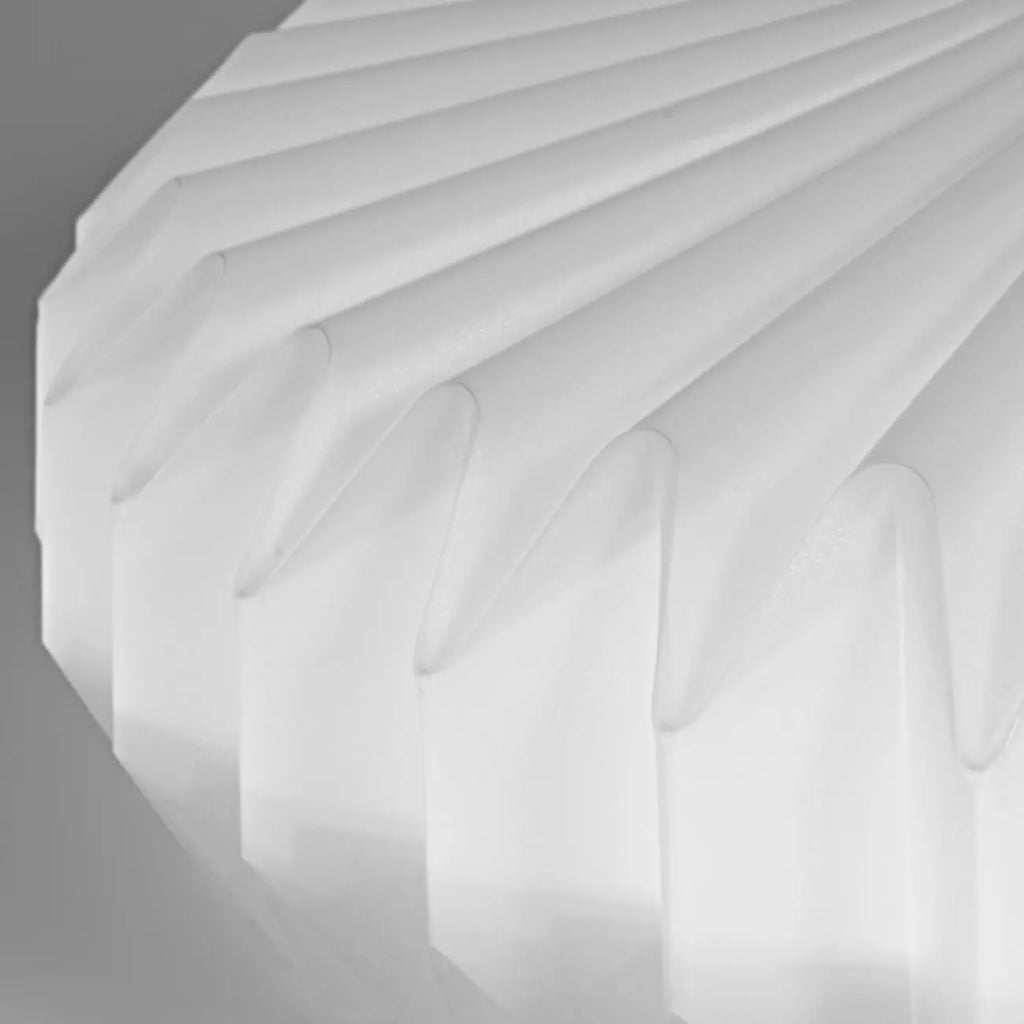 Plafonnier moderne rond plissé pour salon