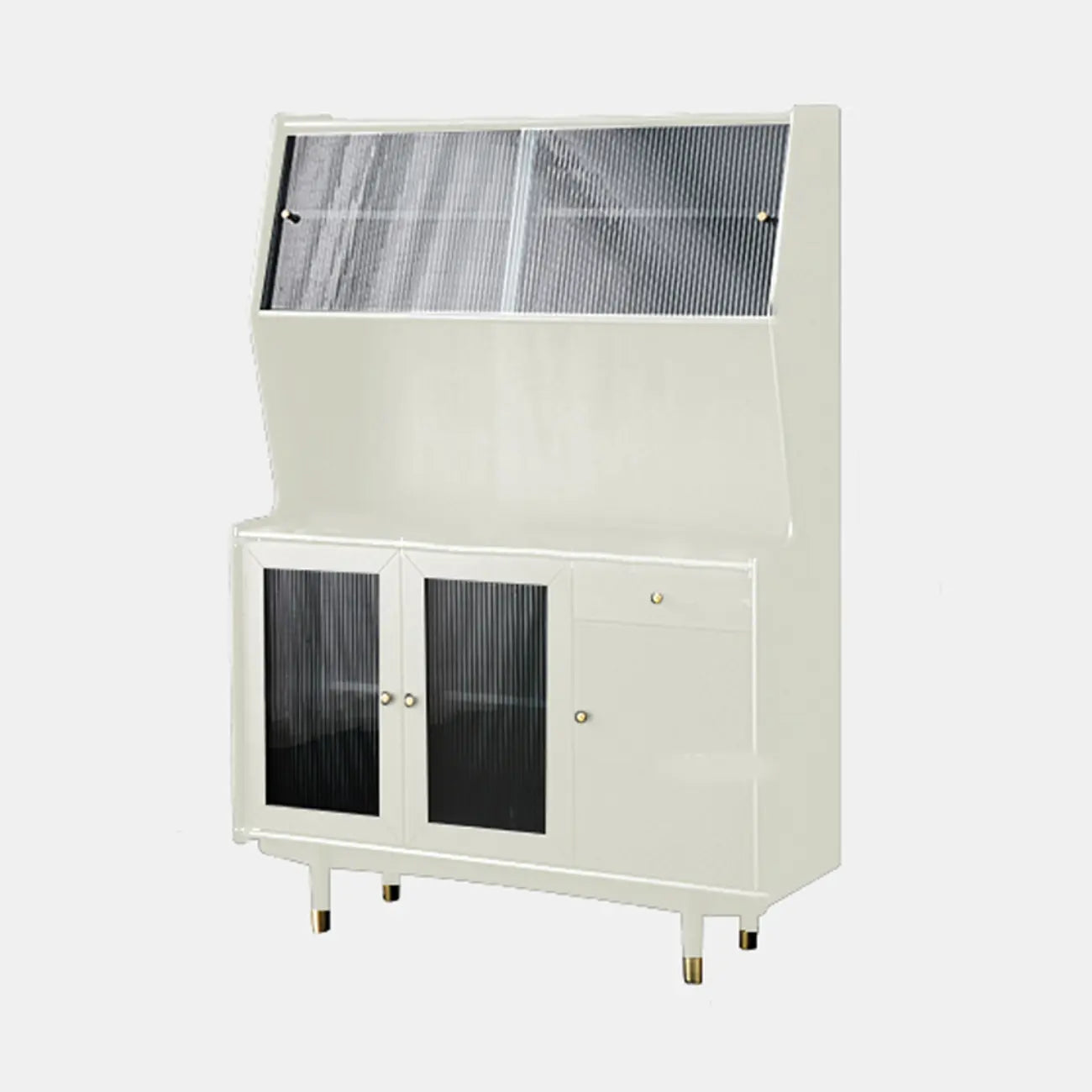 Meuble de cuisine polyvalent en bois espresso moderne