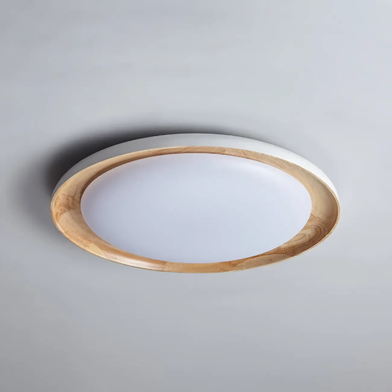 Plafonnier LED encastré finition naturelle pour chambre