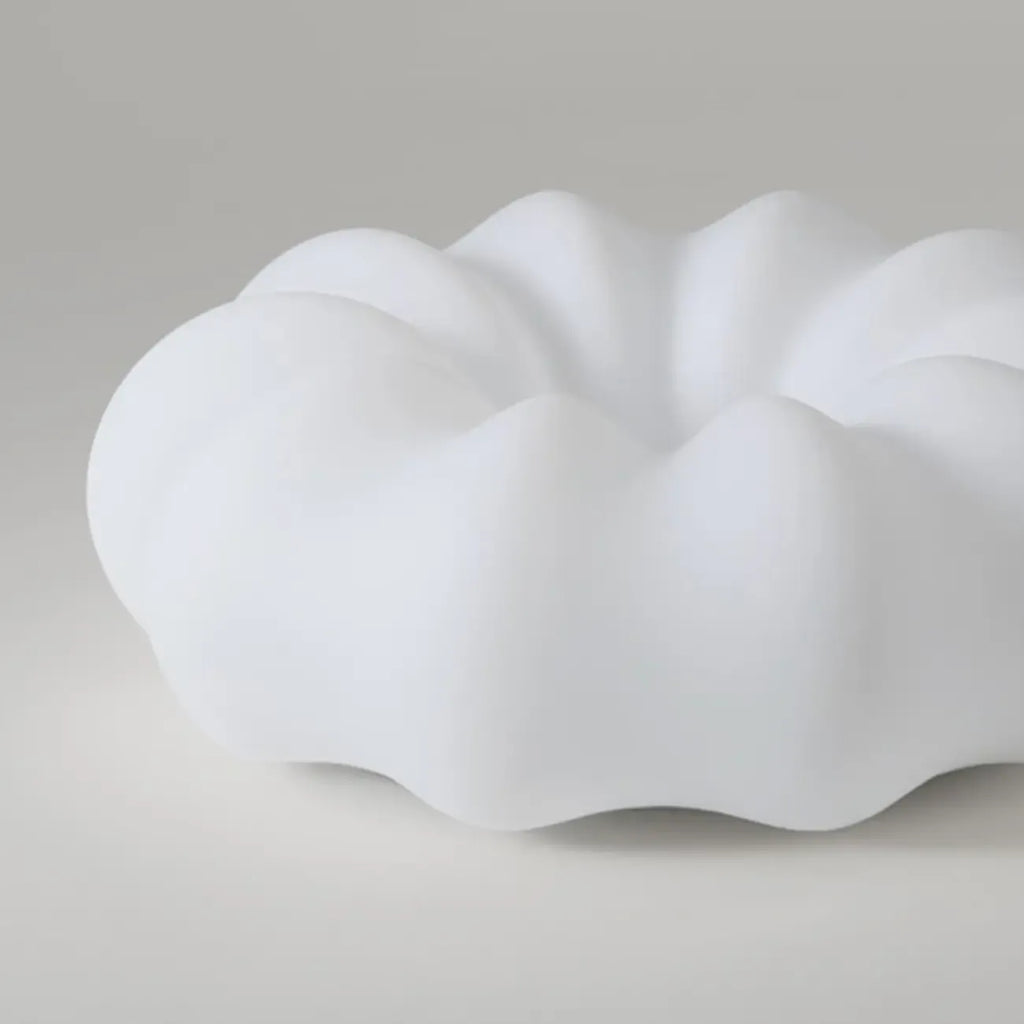 Plafonnier LED géométrique blanc moderne à intensité variable, encastré