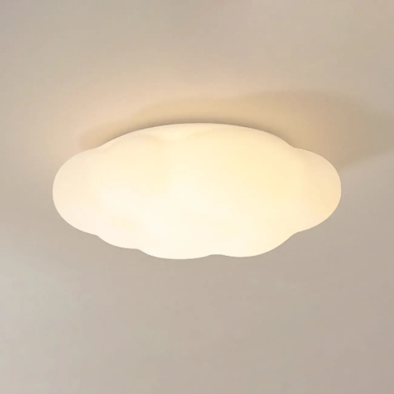 Plafonnier LED géométrique blanc moderne à intensité variable, encastré