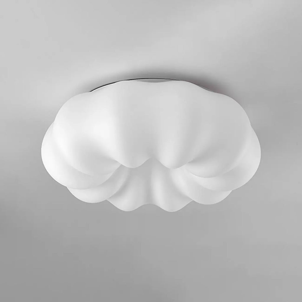 Plafonnier LED géométrique blanc moderne à intensité variable, encastré