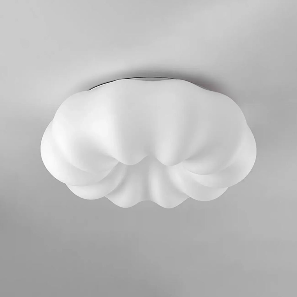 Plafonnier LED géométrique blanc moderne à intensité variable, encastré