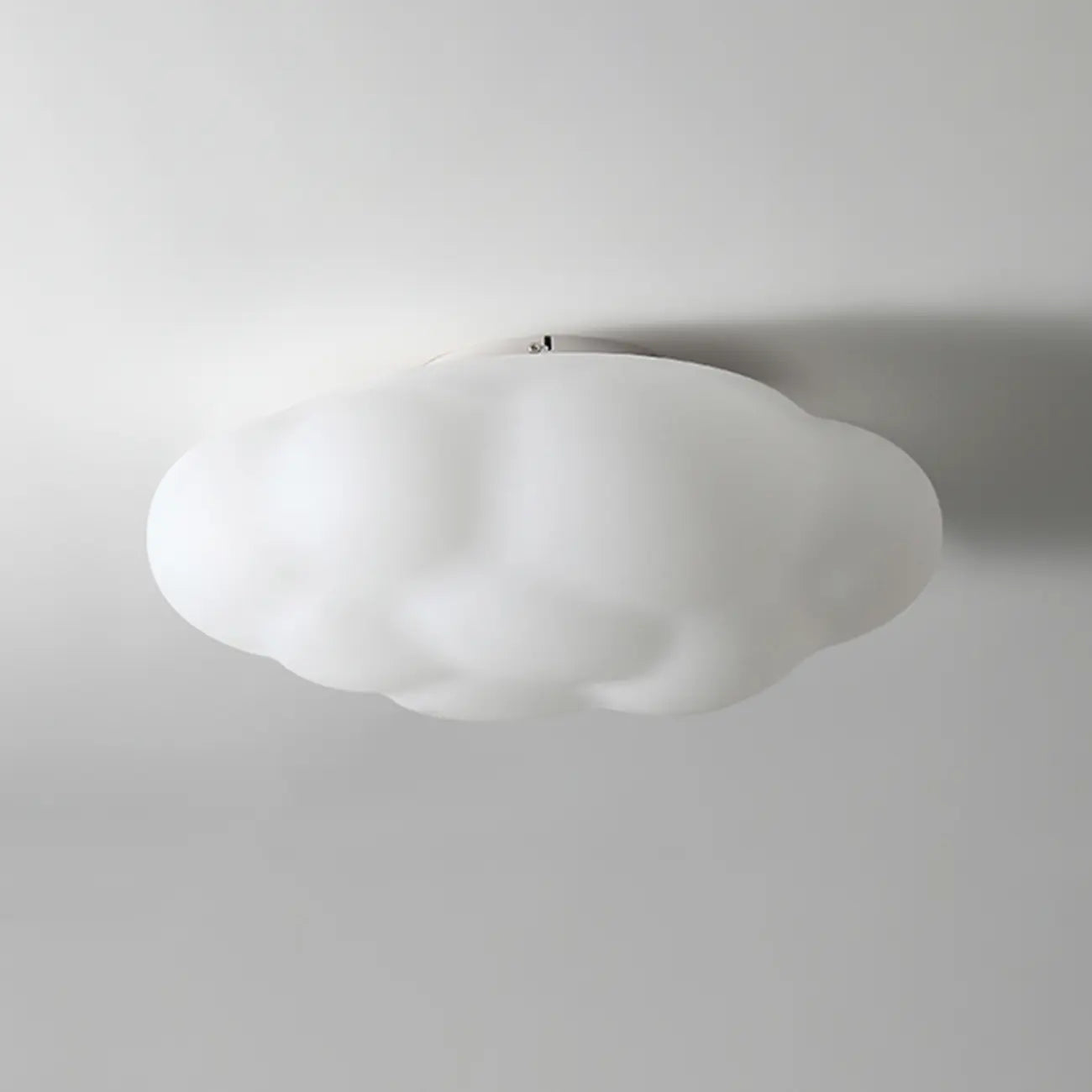 Plafonnier LED géométrique blanc moderne à intensité variable, encastré