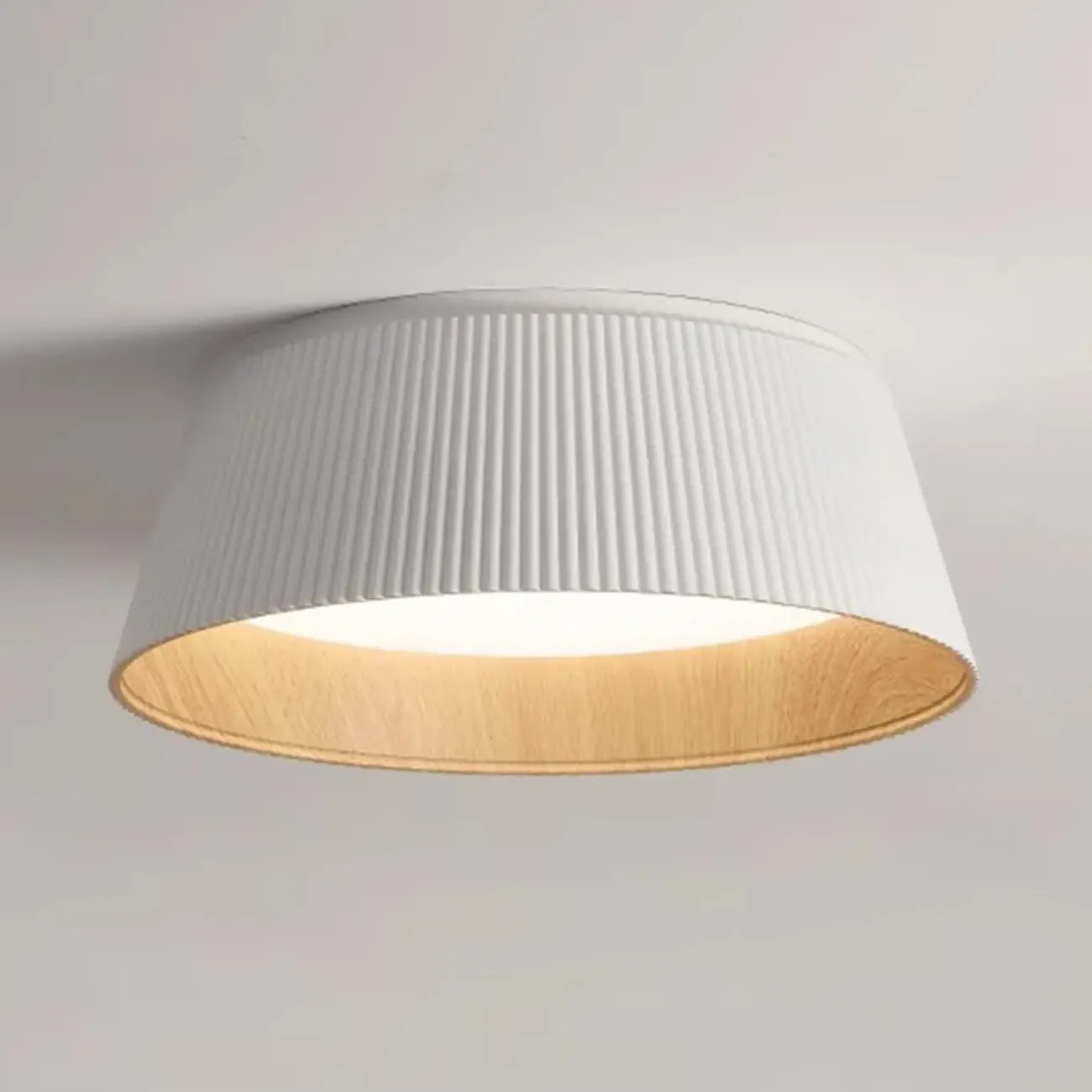 Plafonnier LED encastré rond évasé moderne à intensité variable