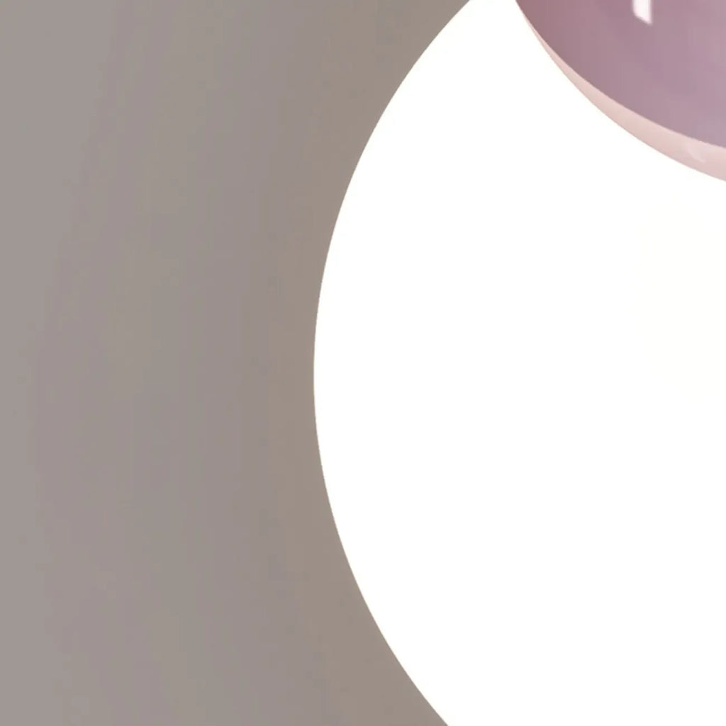 Suspension globe contemporaine avec cordons réglables pour salle à manger