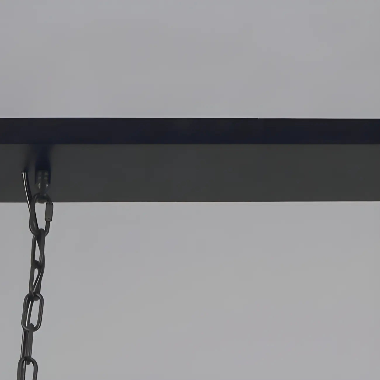 Suspension moderne rectangulaire en cristal réglable pour îlot de cuisine