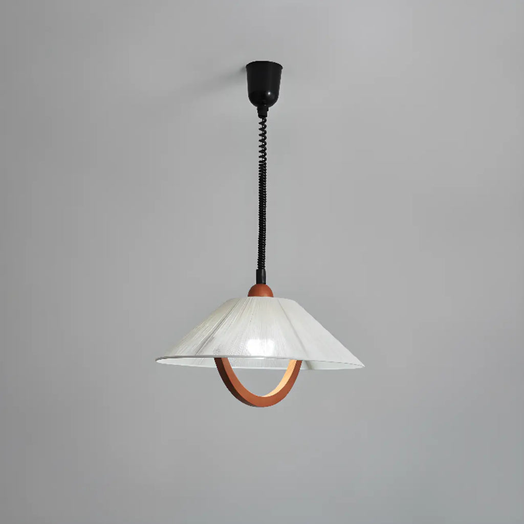 Suspension moderne géométrique en tissu, réglable, pour salle à manger