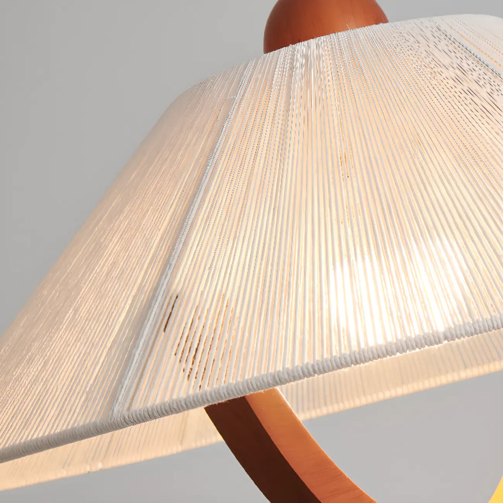 Suspension moderne géométrique en tissu, réglable, pour salle à manger