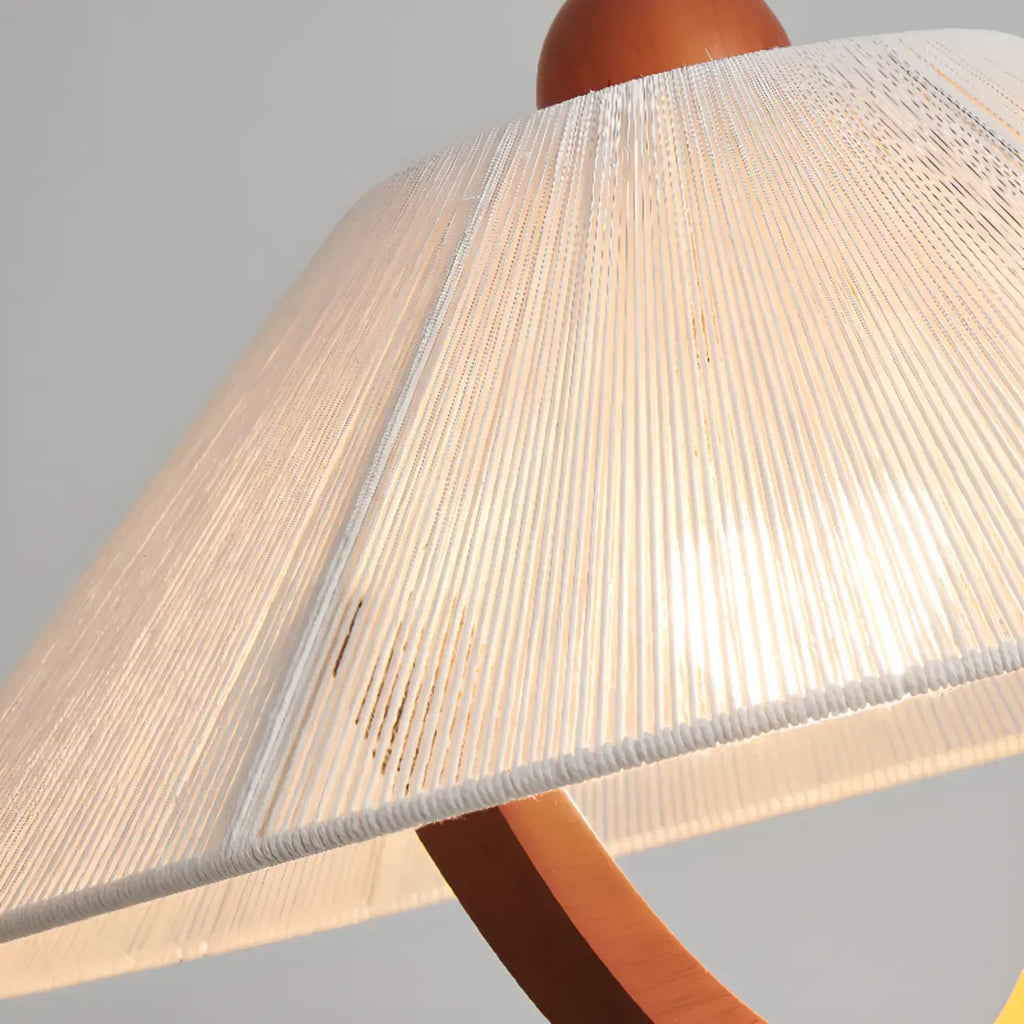 Suspension moderne géométrique en tissu, réglable, pour salle à manger