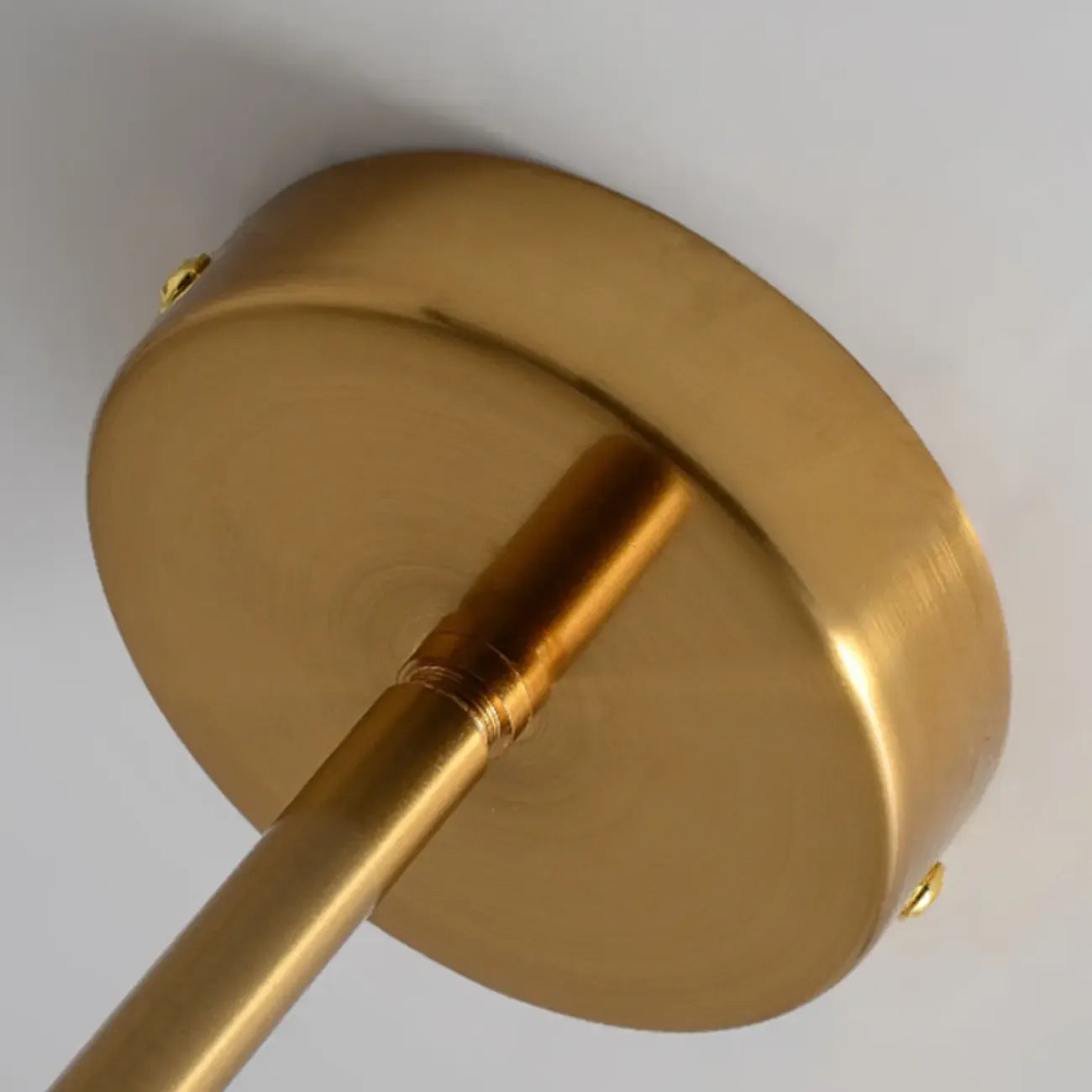 Suspension cylindrique moderne en métal et verre vert