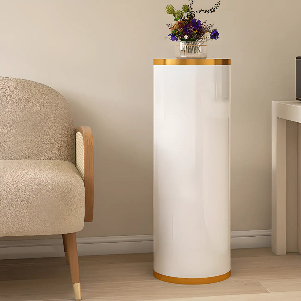 Armoire à chaussures cylindrique rotative en métal