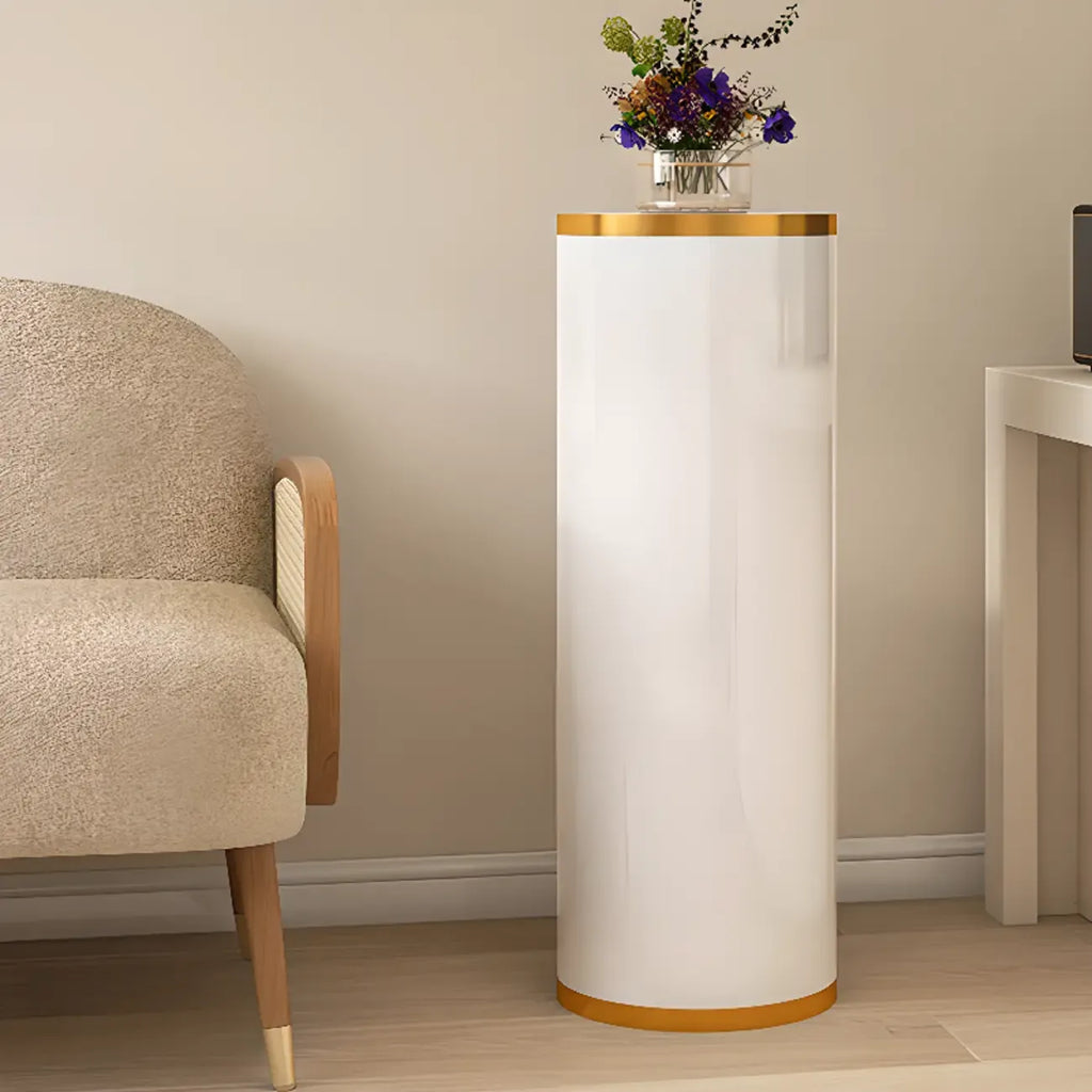 Armoire à chaussures cylindrique rotative en métal