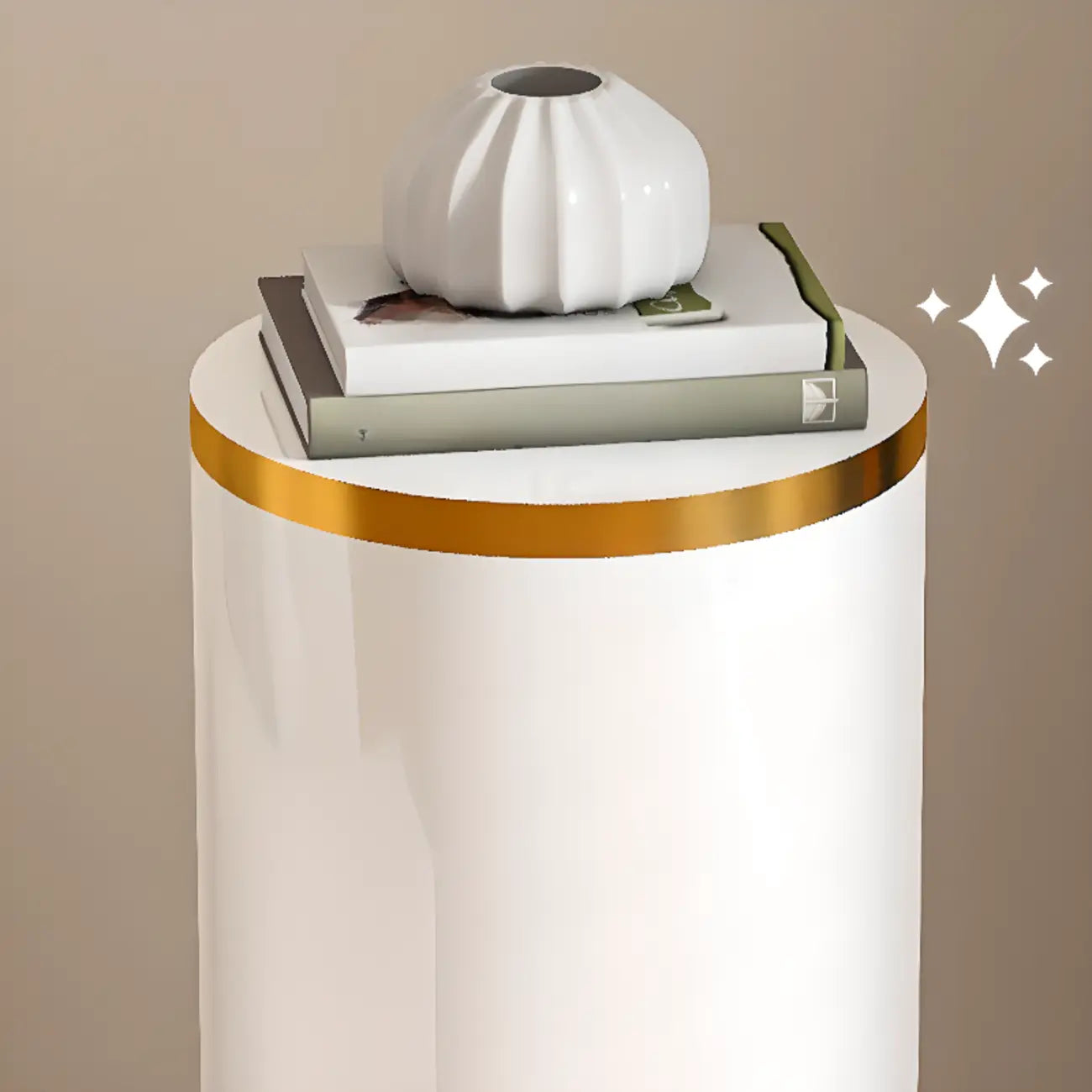 Armoire à chaussures cylindrique rotative en métal