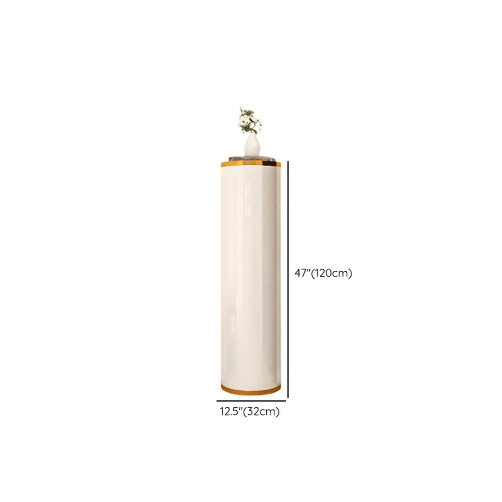 Armoire à chaussures cylindrique rotative en métal