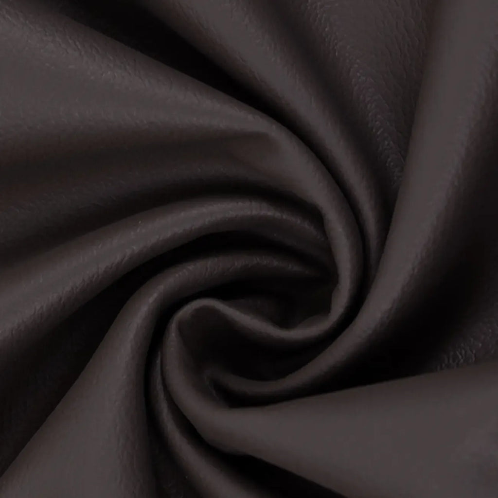 Fauteuil de direction inclinable moderne en cuir marron