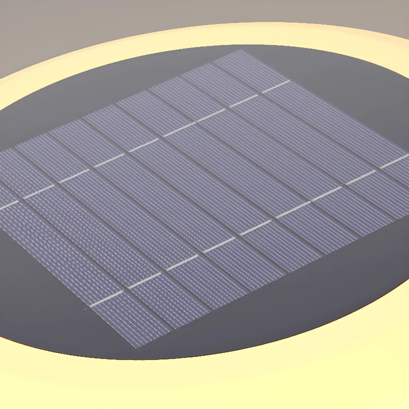 Lampadaires solaires cylindriques modernes à 4 couches pour l'extérieur