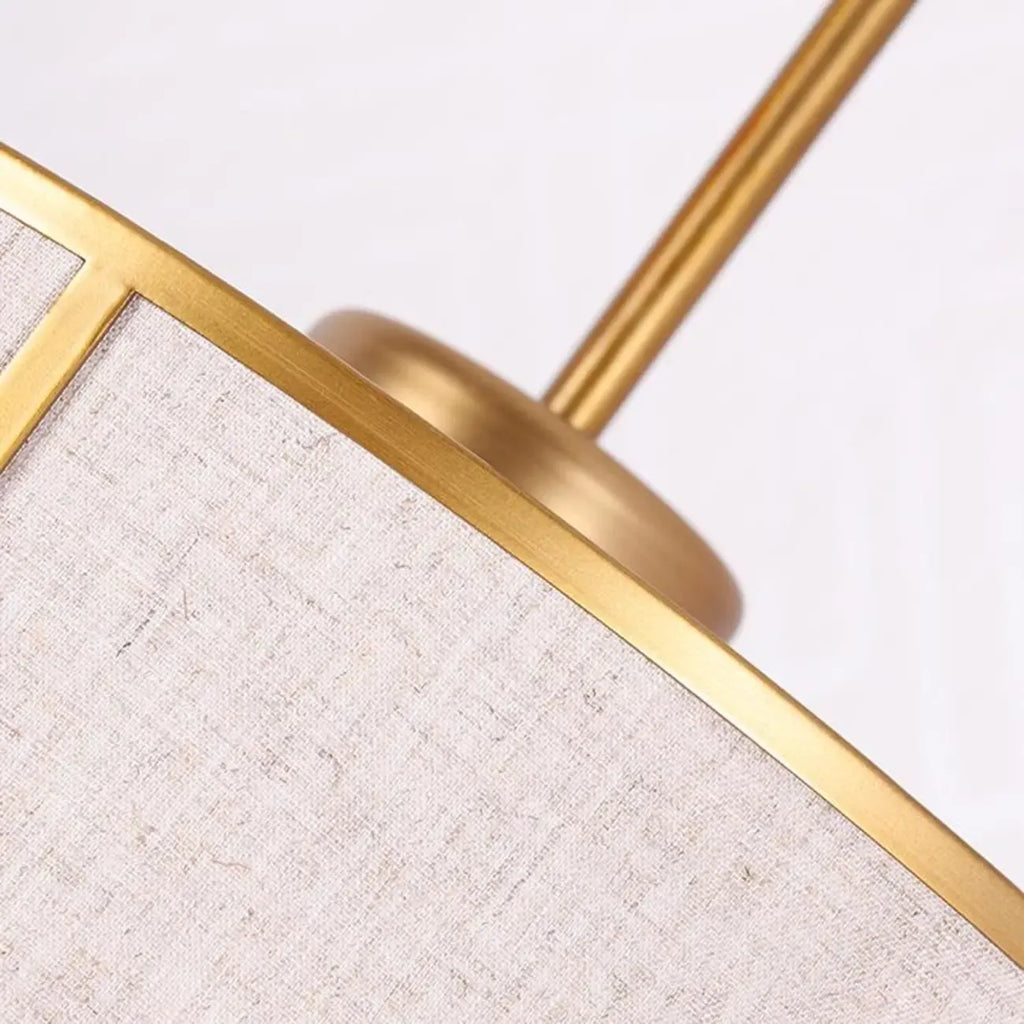 Suspension cylindrique élégante couleur ivoire pour intérieur