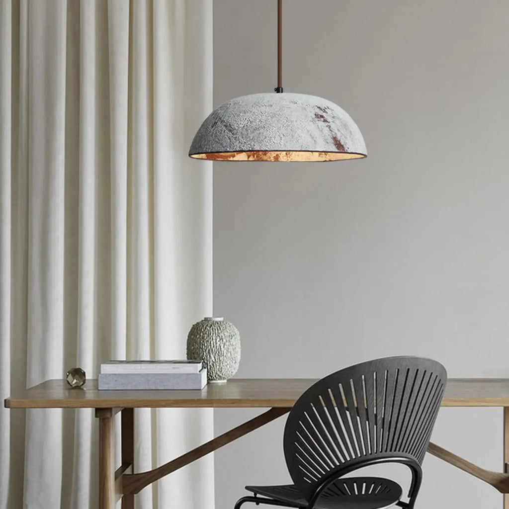 Suspension de cuisine moderne en céramique noire avec bol