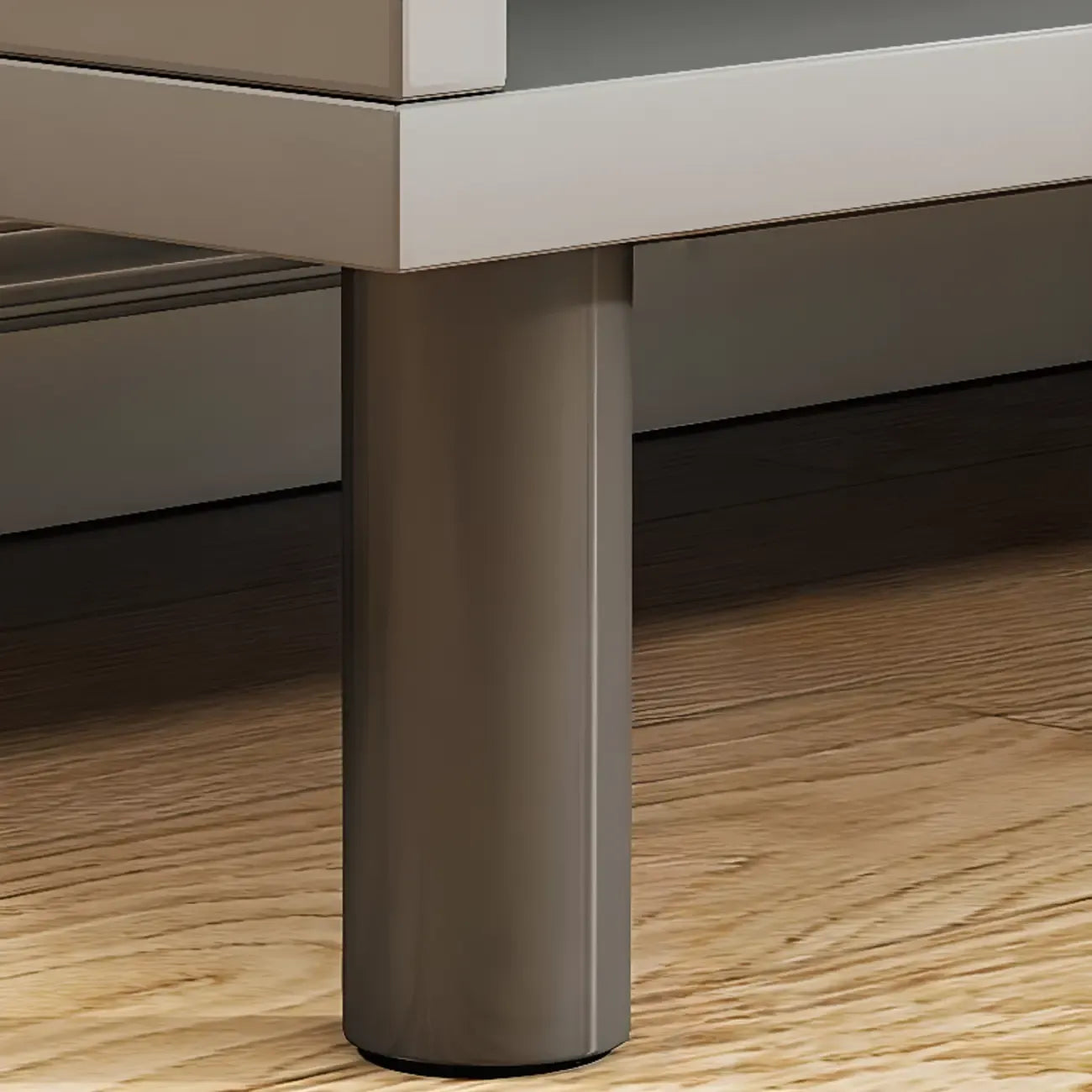 Armoire à chaussures en bois blanc cassé pour entrée