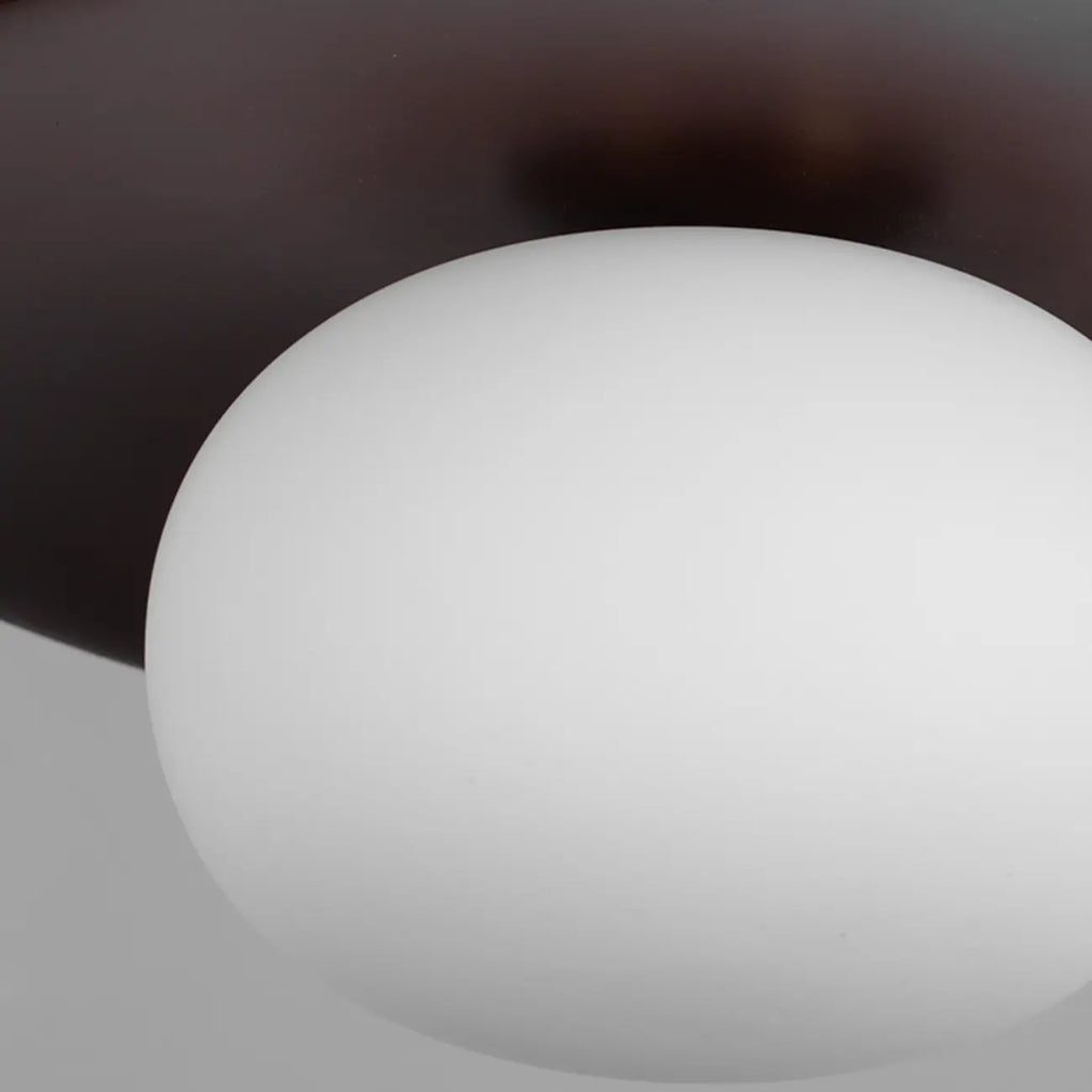 Suspension moderne en forme de disque de bois réglable pour îlot de cuisine