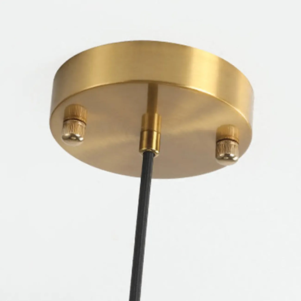 Suspension de cuisine moderne en verre globe réglable en hauteur