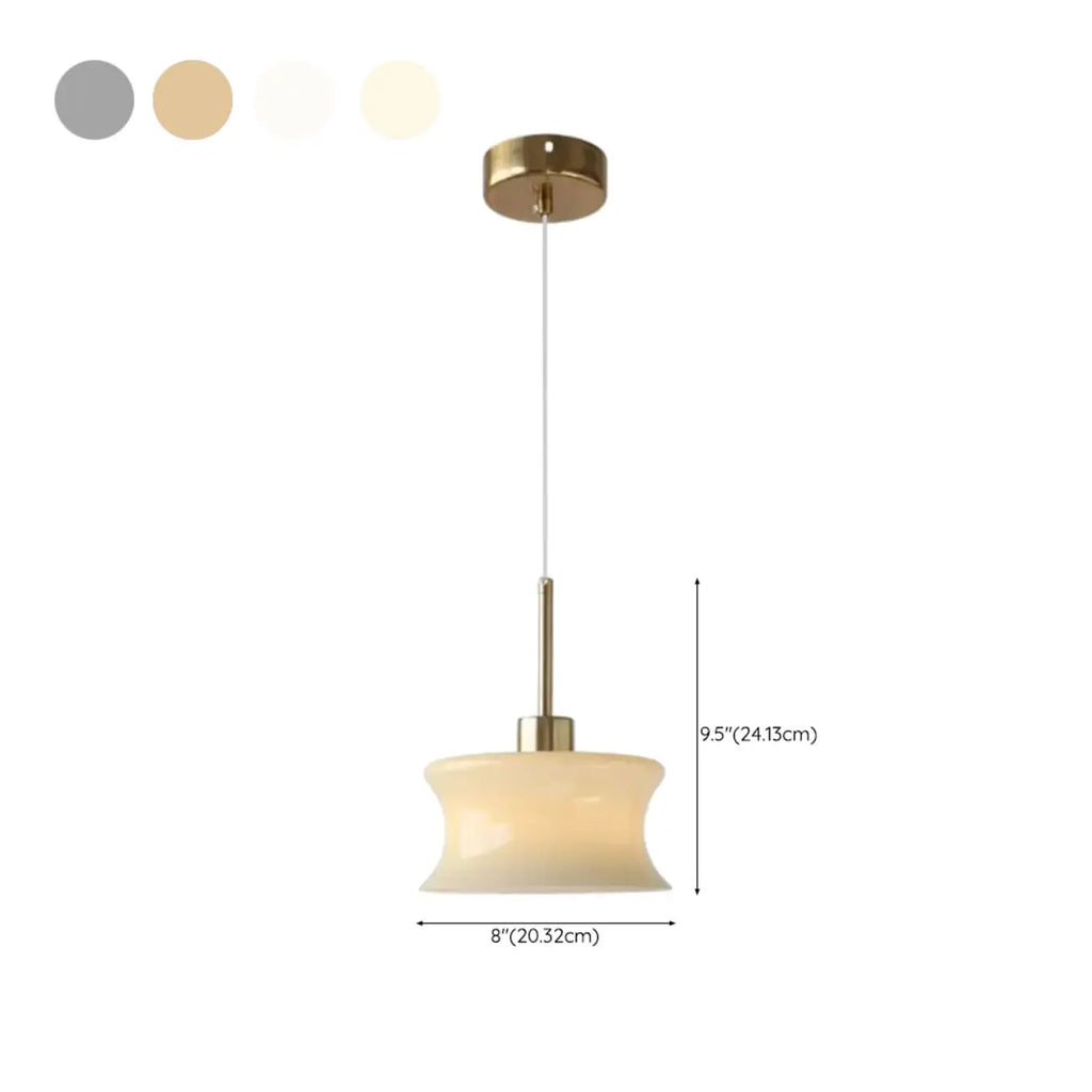 Suspension de cuisine moderne en verre globe réglable en hauteur