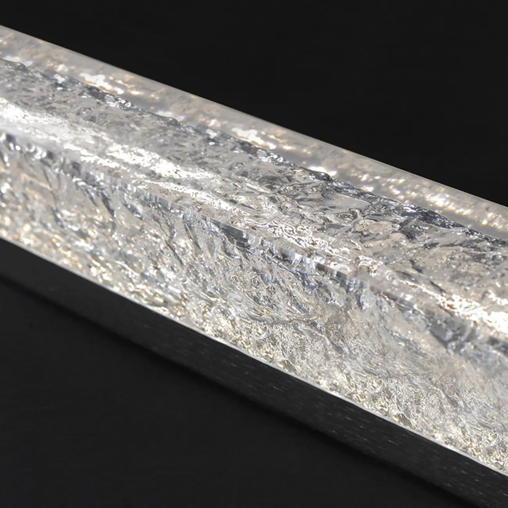 Suspension rectangulaire moderne en résine noire pour îlot de cuisine