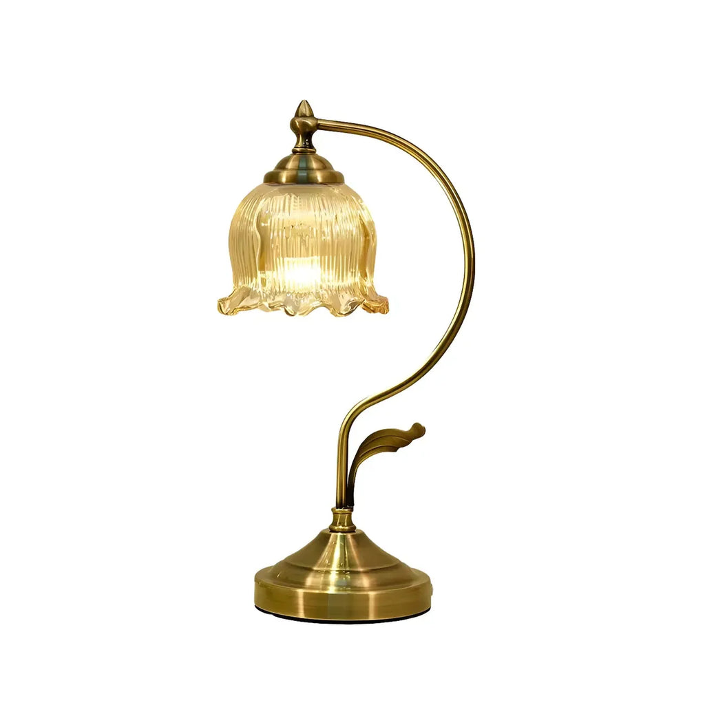 Lampe LED ambrée en forme de fleur pour chambre d'enfant