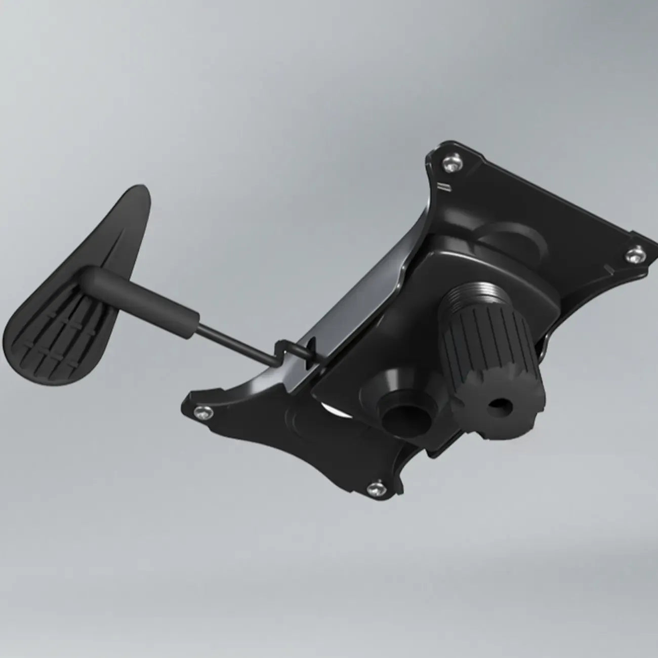 Fauteuil de bureau pivotant ergonomique moderne en cuir à dossier mi-haut