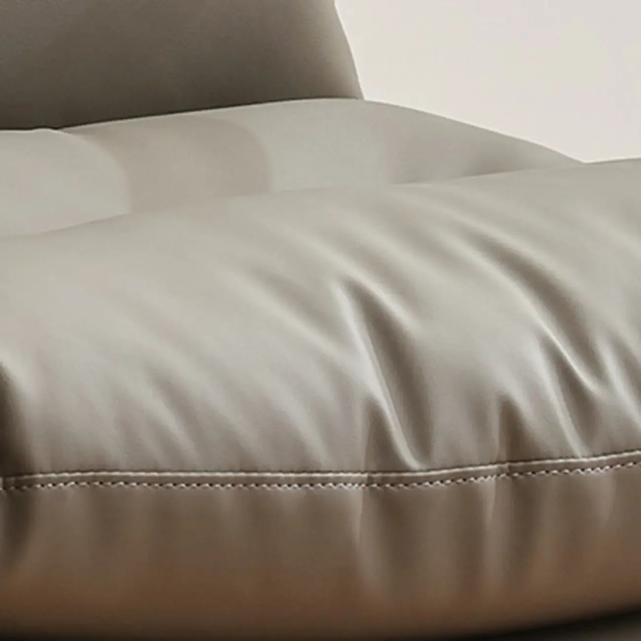 Fauteuil de bureau pivotant ergonomique moderne en cuir à dossier mi-haut