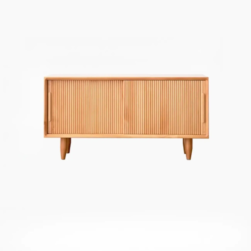 Banc de rangement à chaussures moderne en bois massif à 2 niveaux