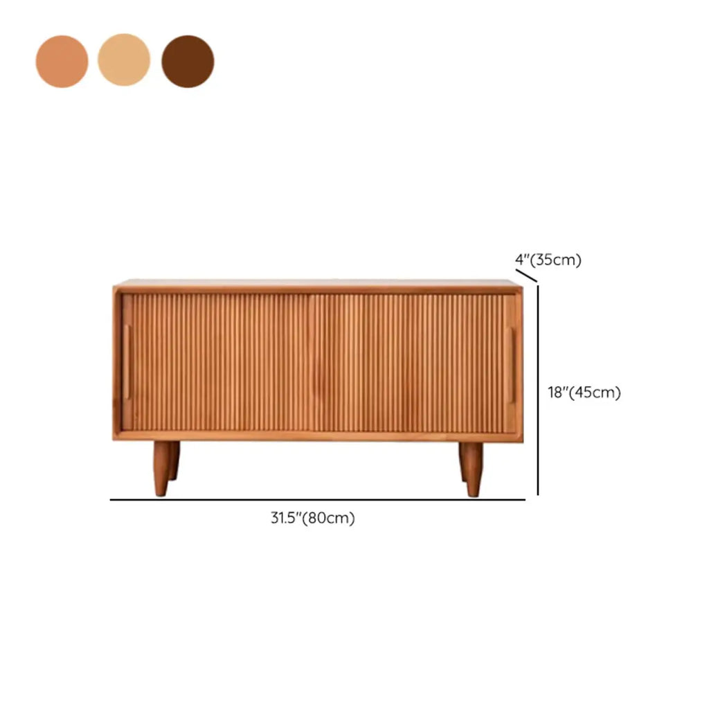 Banc de rangement à chaussures moderne en bois massif à 2 niveaux
