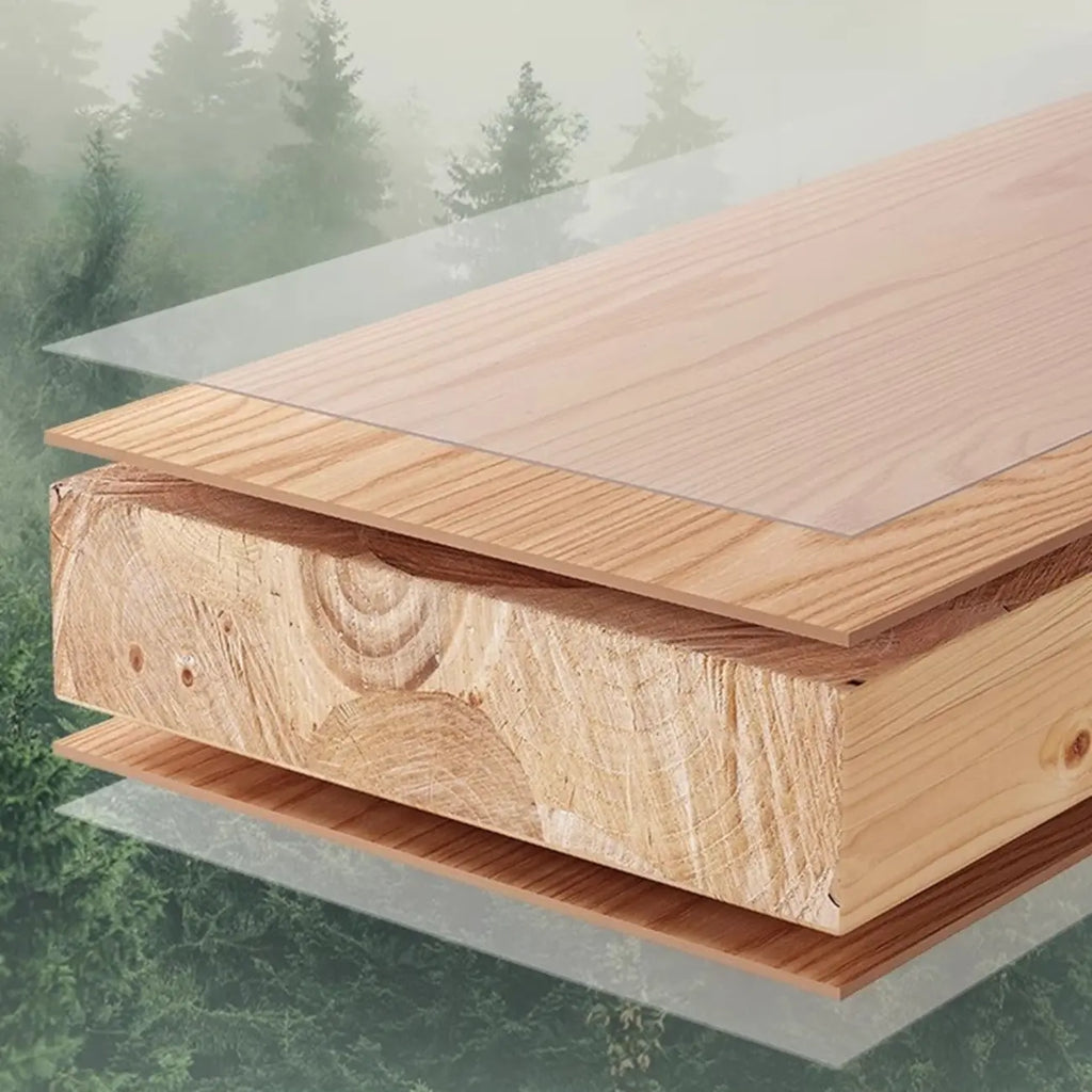 Buffet étroit et moderne en bois pour un rangement élégant