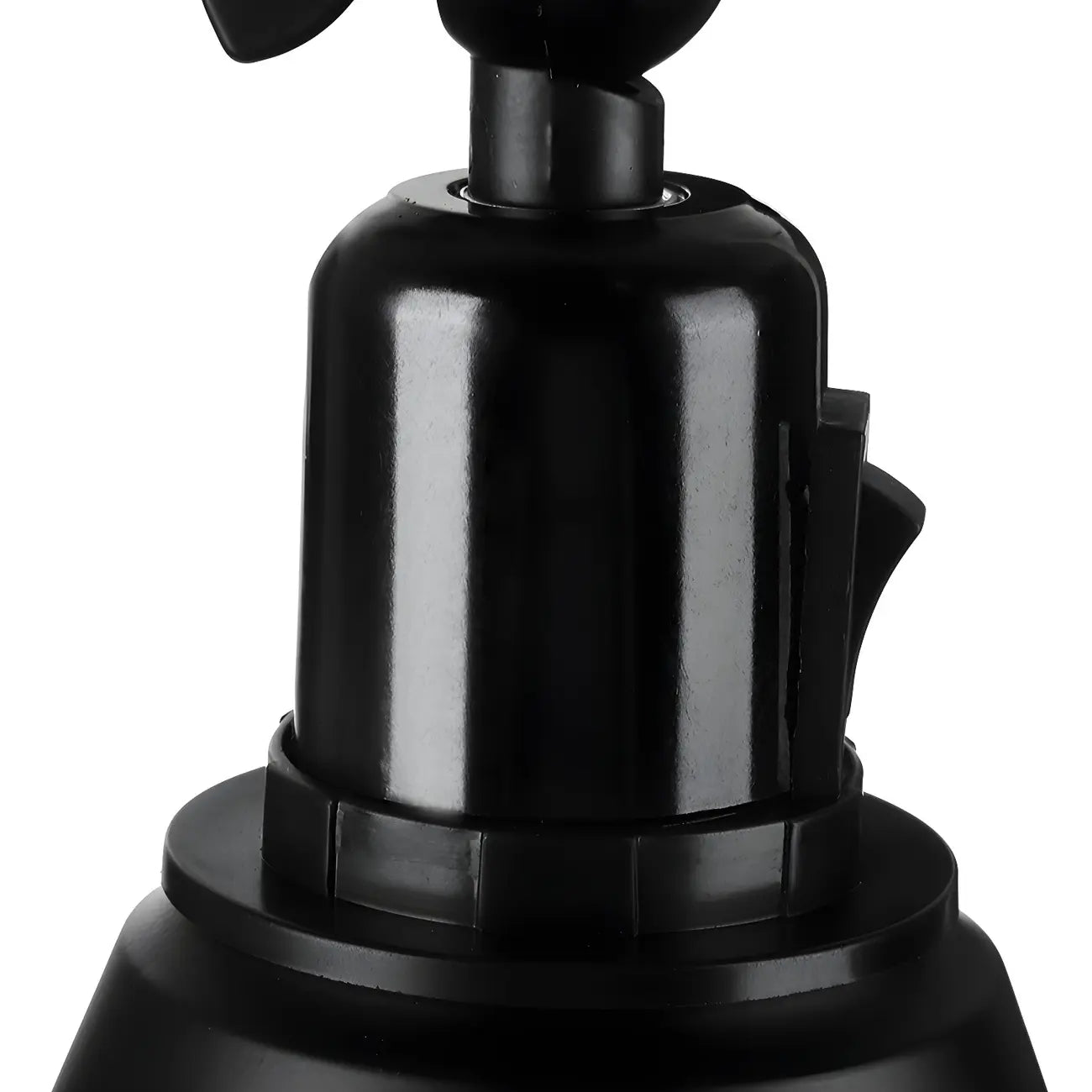 Applique murale conique à bras articulé en métal à 1 lumière