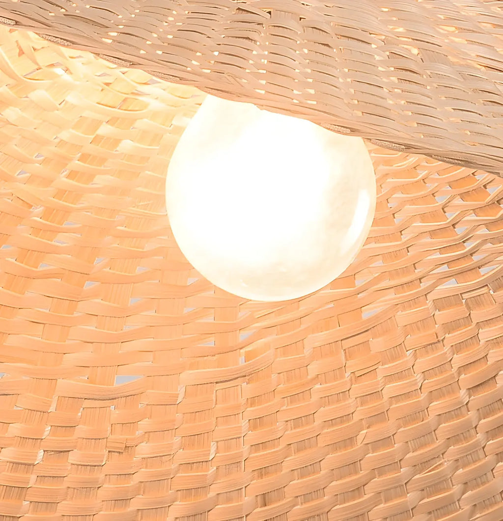 Suspension orientale en bambou pour intérieur