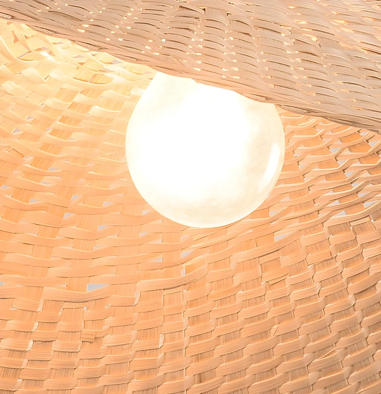 Suspension orientale en bambou pour intérieur